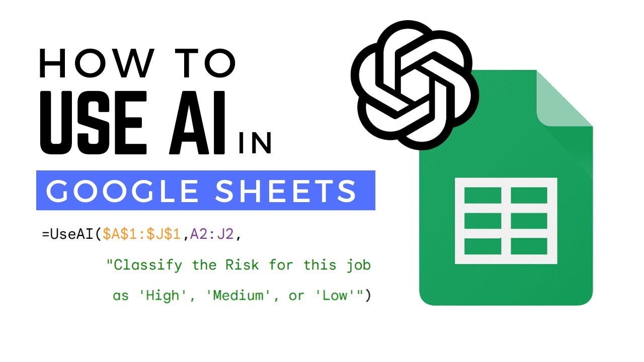 Use AI in Google Sheets with This Simple Formula
