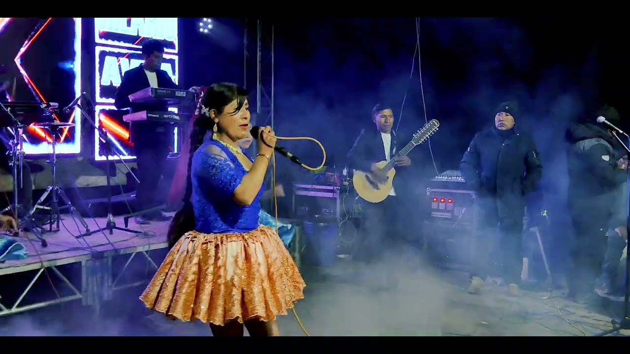 CONCIERTO EN VIVO DE TU CHINITA ROSAURA Y SU GRUPO BRILLA QUE BRILLA EN MACUSANI ( ROSITA TRANPOSA )