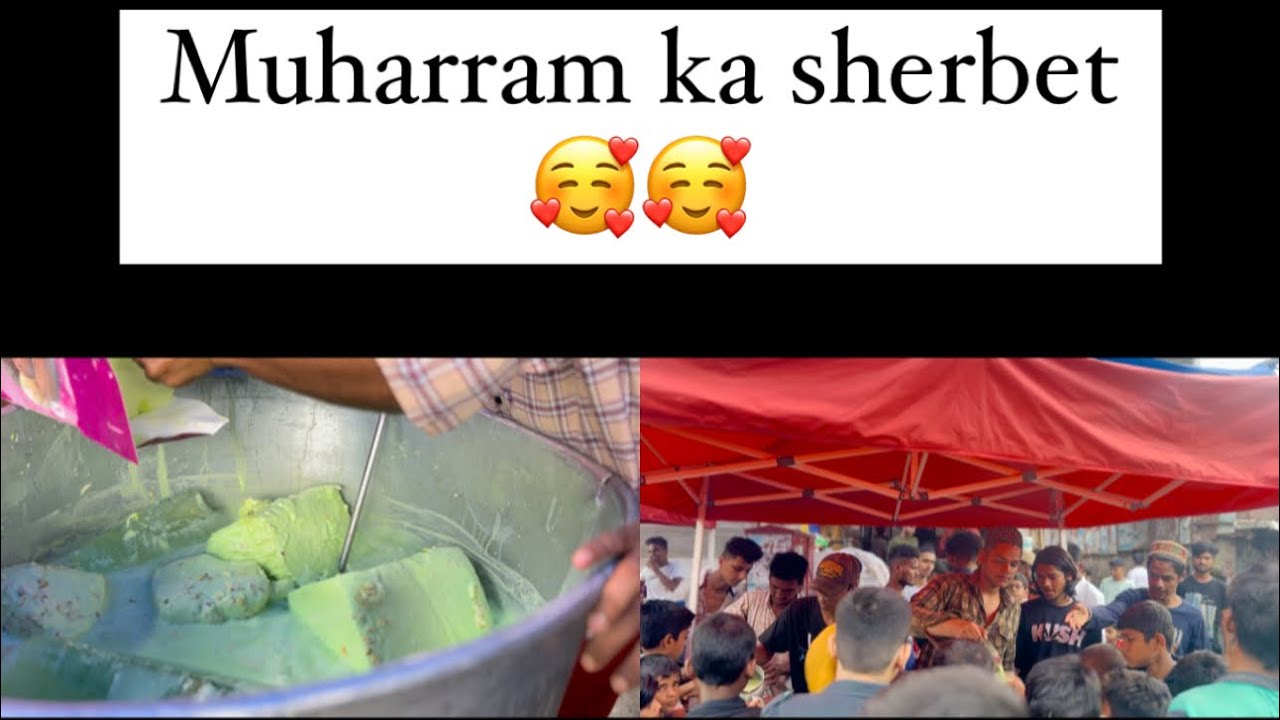 Muharram ka sherbet kesar pista milkshake with Rabdi and icecream 1445 hijri VIKHROLI MUMBAI