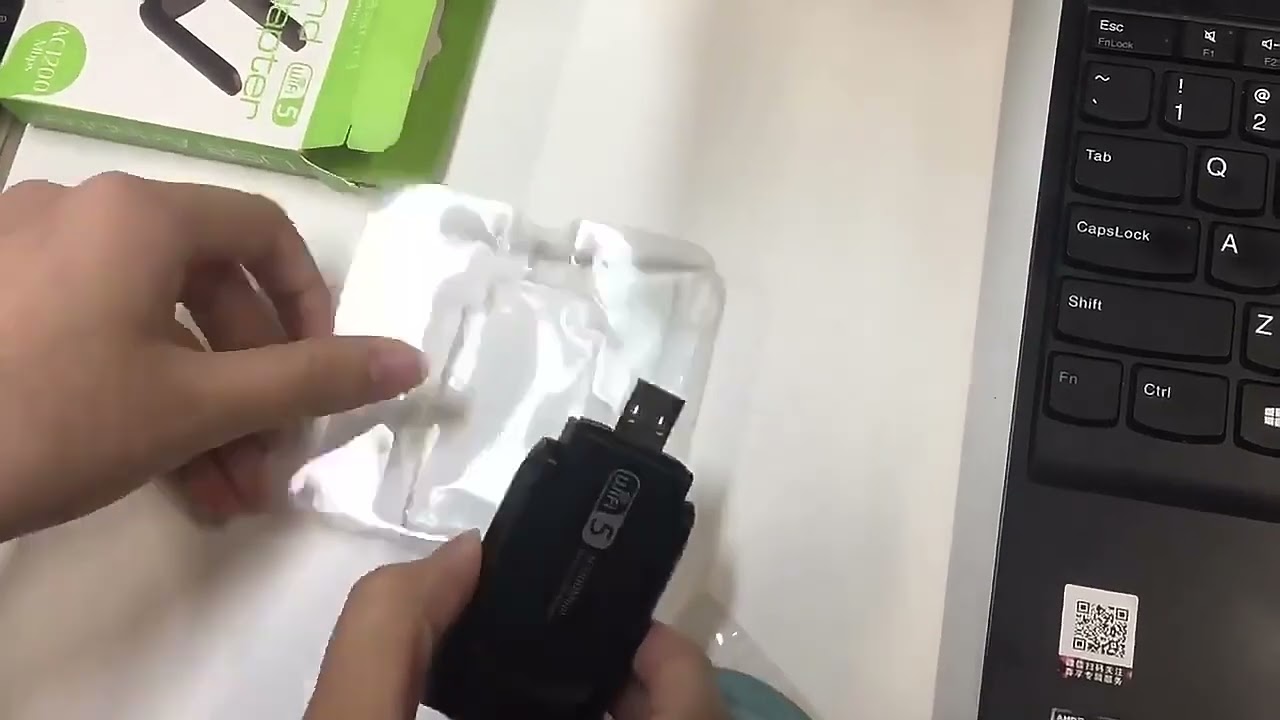 Adaptador Wi-fi Dual Band 2-4G e 5G USB 3.0 5Ghz 1300Mbps 2 Antenas