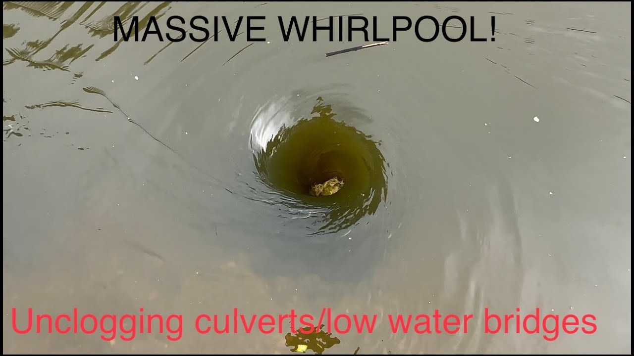 unclogging culverts and bridges/massive whirlpools. Northern Territory #18 5/21/23