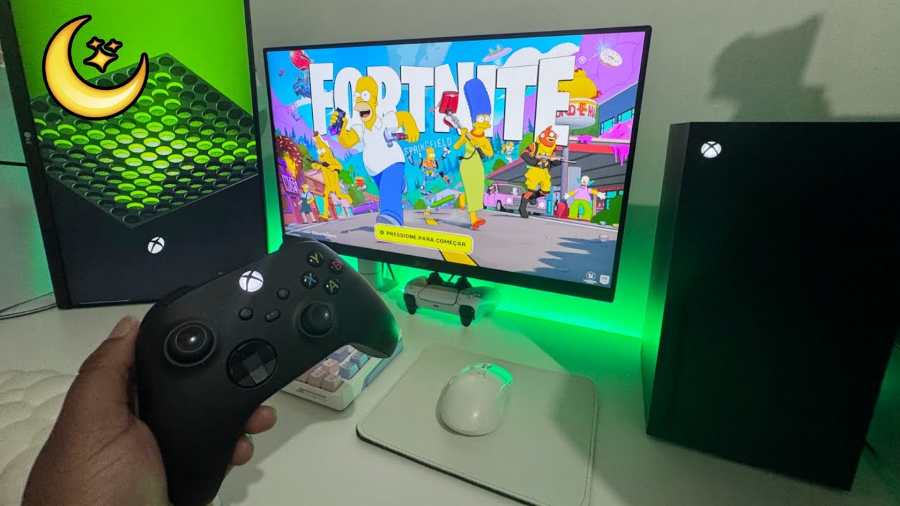 Uma noite com XBOX SÉRIES X + FORTNITE ! 