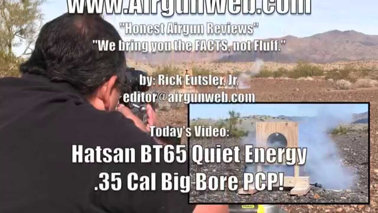 Hatsan .35 CAL BIG BORE BT65 Quiet Energy — эксперт по пневматическому оружию Рик Ютслер / AirgunWeb