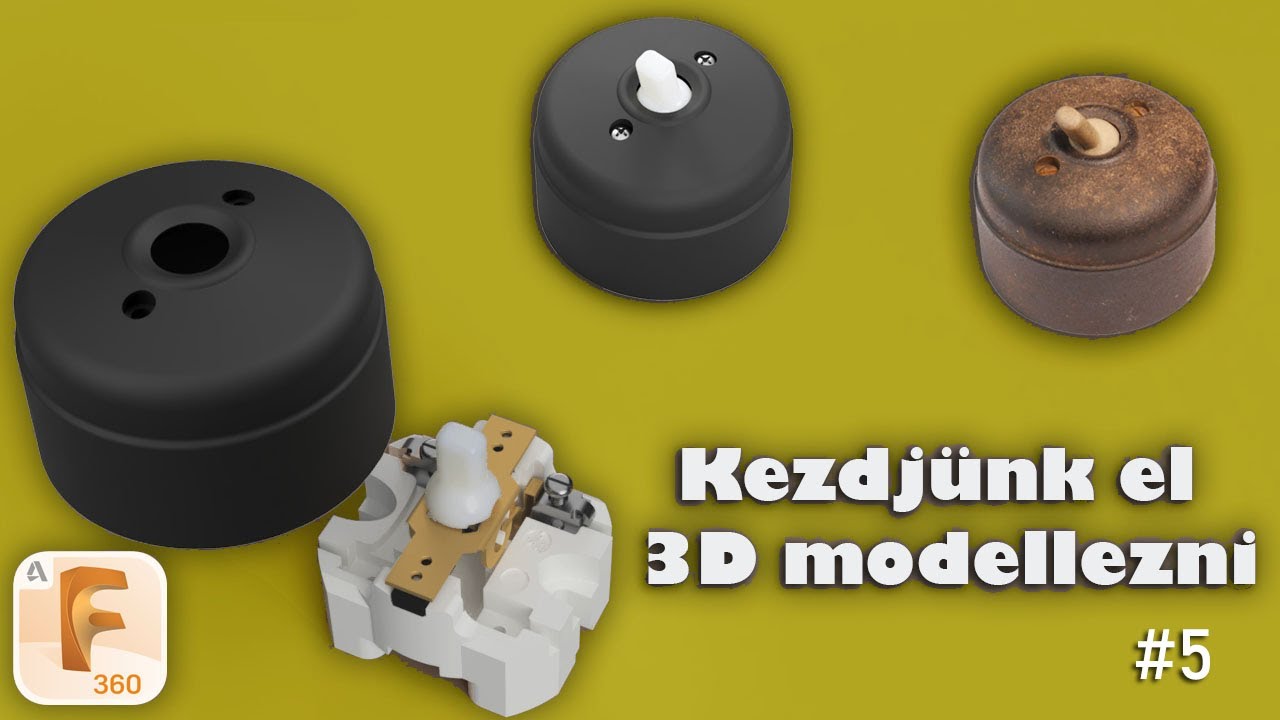 Kezdjünk el 3D modellezni | #5 | Autodesk Fusion 360 ◆ Az alapok