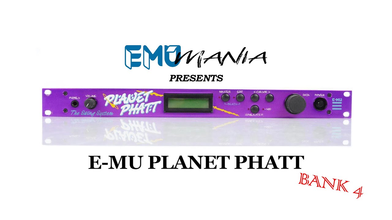 E-MU PLANET PHATT - BANK 4 PRESET DEMO