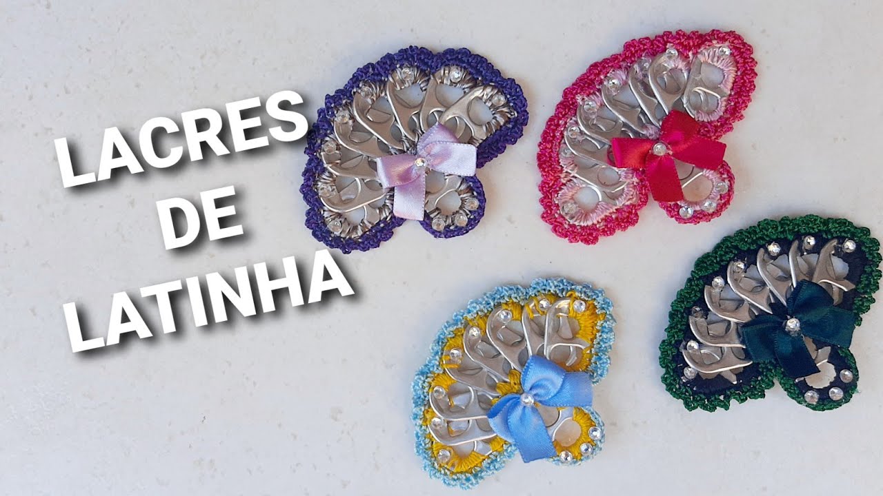 LEQUE COM LACRES DE LATINHA