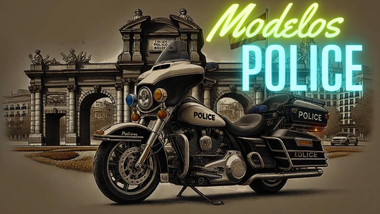 🚔Las Harley POLICE Íconos de Poder y Autoridad 🚓