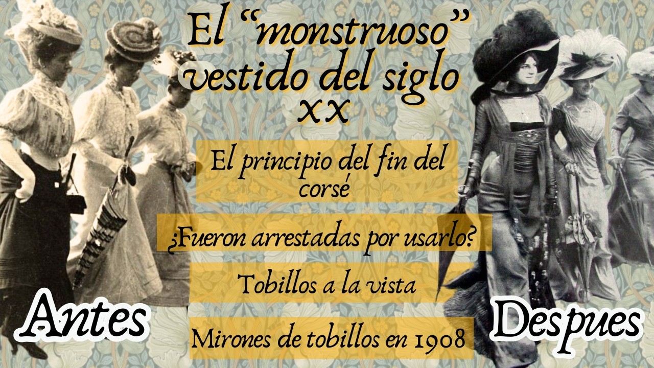 El “monstruoso” vestido del siglo XX: El principio del fin del corsé, ¿arrestadas por usarlo?