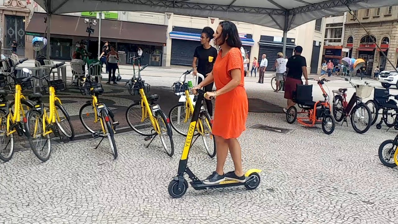 Micromobilidade no centro de S&atilde;o Paulo