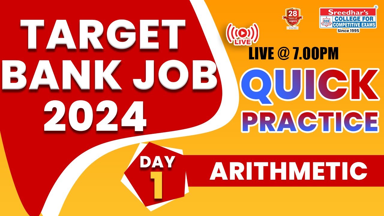 TARGET BANK JOB 2024 |  PREVIOUS YEAR QUESTIONS | ARITHMETIC | PREPARATION STRATEGY & EXAM APPROACH