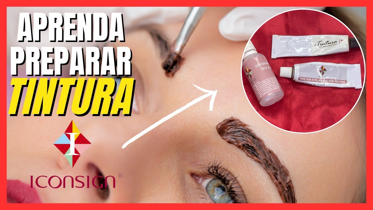 Como Preparar Tintura Iconsing para Sobrancelhas e Cílios + Dicas