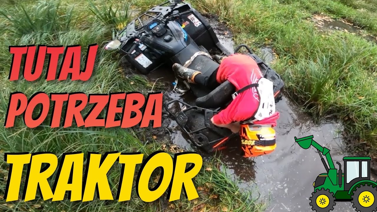 Tego się nie wyciągnie bez traktora ! Montaż liny od wyciągarki na szczycie drzewa / Enduro Opa