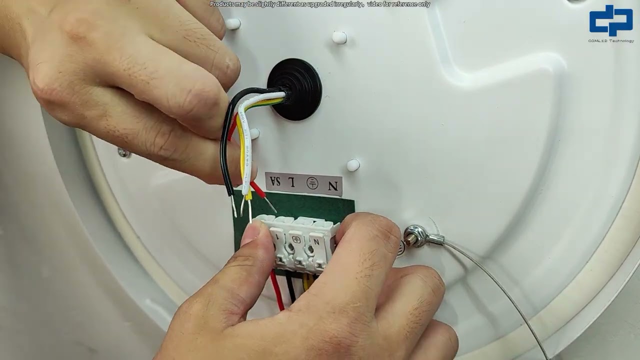 How to Install LED Ceiling Light？|Step-by-Step Installation Guide for LED Oyster Light -CA-CB