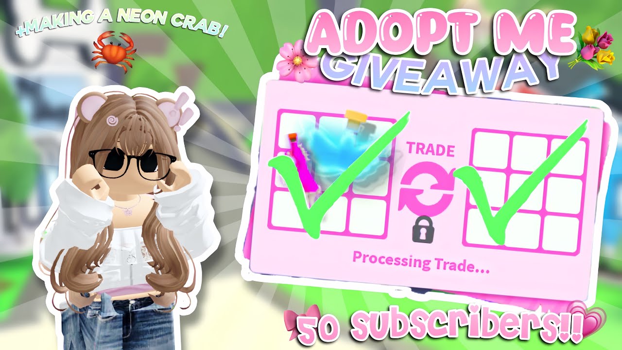 GIVEAWAY Info! + Neon Crab!!