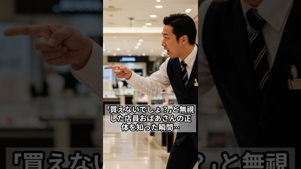「買えないでしょ？」と無視した店員おばあさんの正体を知った瞬間&middot;&middot;&middot;