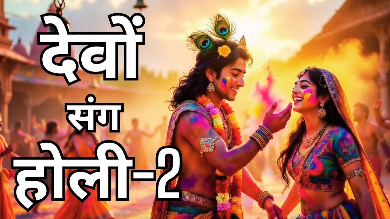 जब कृष्ण, शिव और हनुमान खेले होली 🌸ऐसी होली कभी नहीं देखी होगी! 😍#holi #krishna #shiva #hanuman