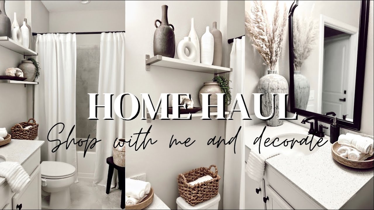HUGE SHOP WITH ME & HAUL |HOMEGOODS, WALMART, BED, BATH, & BEYOND | YEEZY DUPE, FASHION, & DIY DECOR