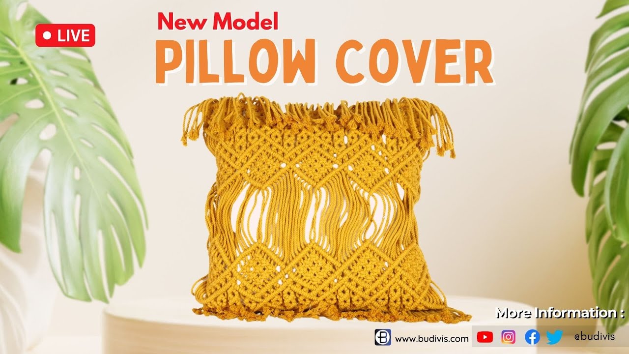 Transform Your Living Space with Macrame Knitted and Burlap Pillow Covers