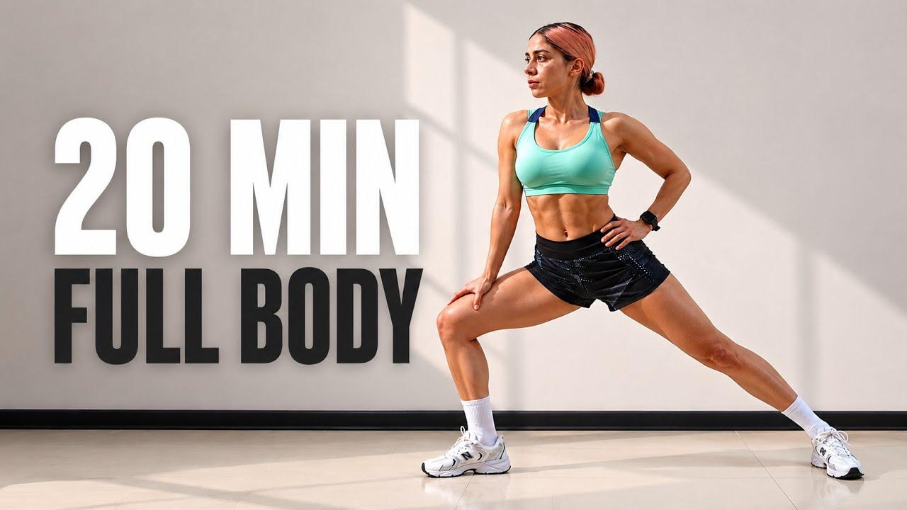 20 Minute Full Body Cardio HIIT Workout | No Squats No Lunges | No Equipment