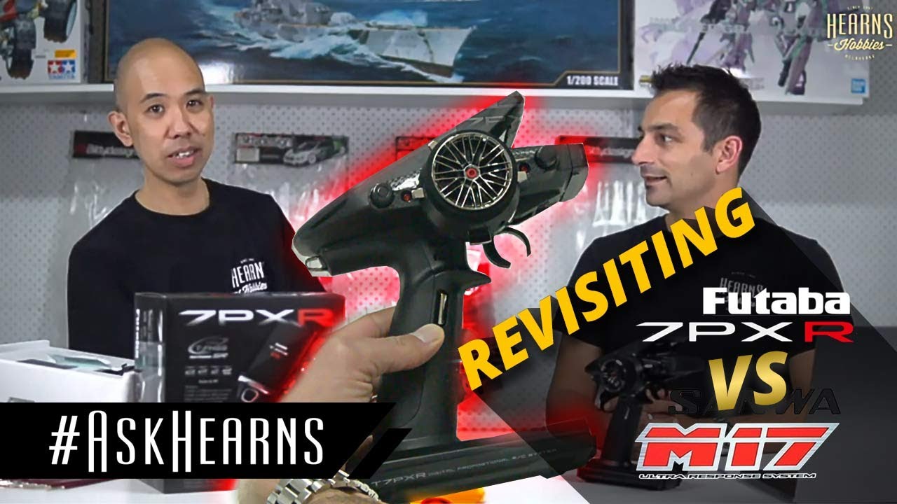 REVISITING - FUTABA 7PXR Radio VS the Sanwa M17 Radio | #askHearns | #unboxing