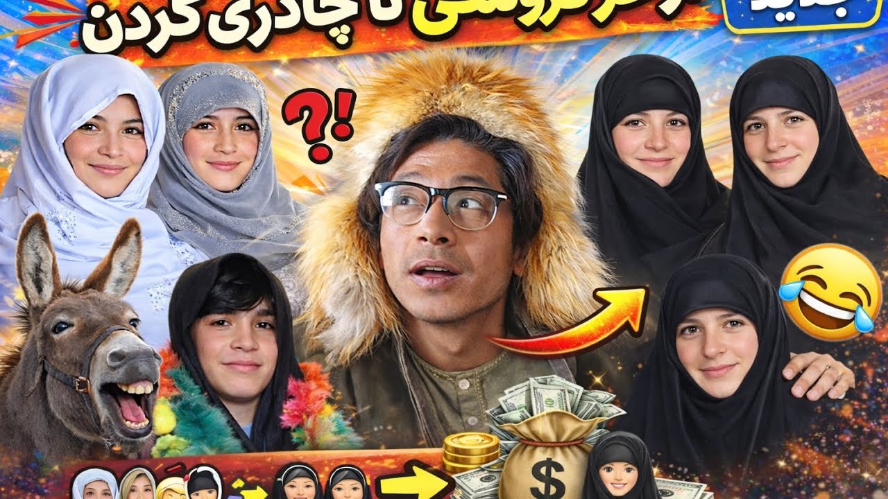خنده دار ترین ماجرا 🤣 از خر فروشی تا دختر بور کدن 🤦😂