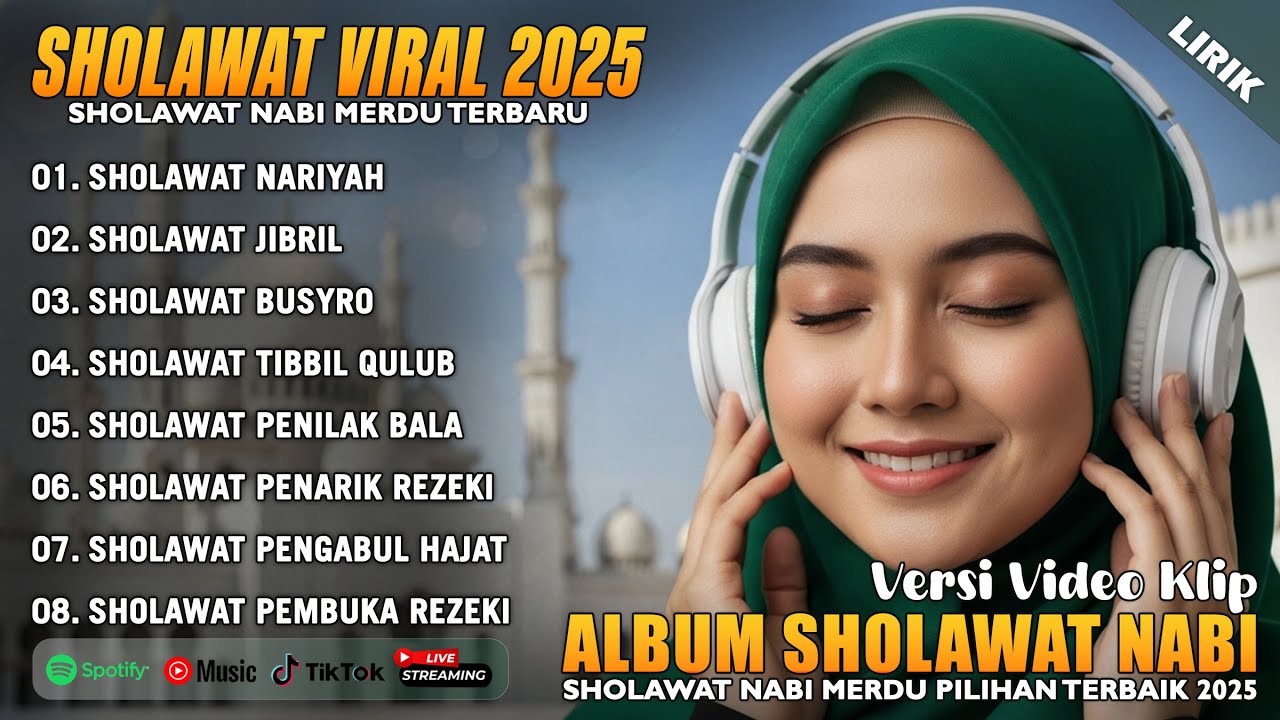 SHOLAWAT NABI MERDU FULL ALBUM 2025 TERBARU | SHOLAWAT PENARIK REZEKI | SHOLAWAT VIRAL TERBARU 2025