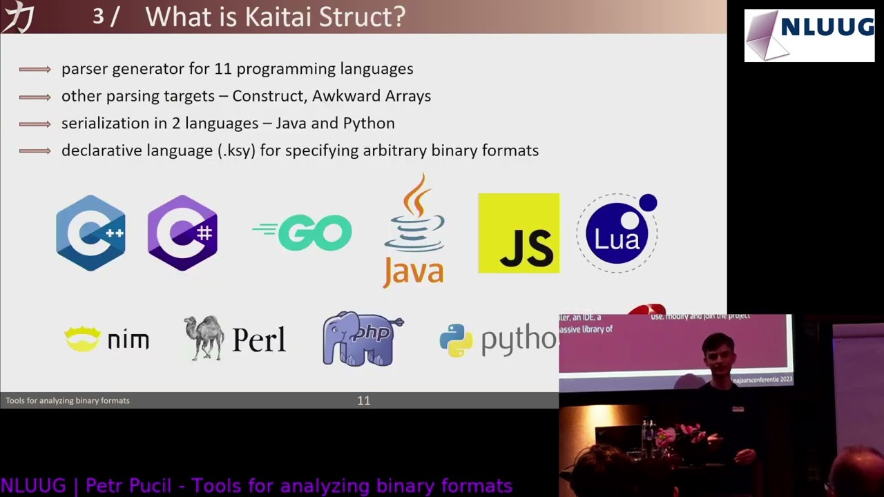 NLUUG NJ23 Petr Pucil - Tools for analyzing binary formats