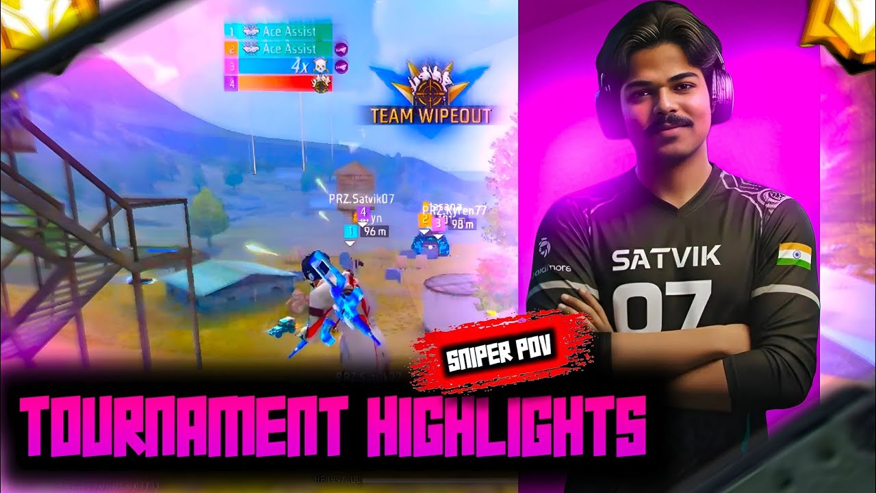 SATVIK07 FOR A REASON | 👾SNIPING HIGHLIGHTS VIDEO RAW AND REAL SNIPING ☠️