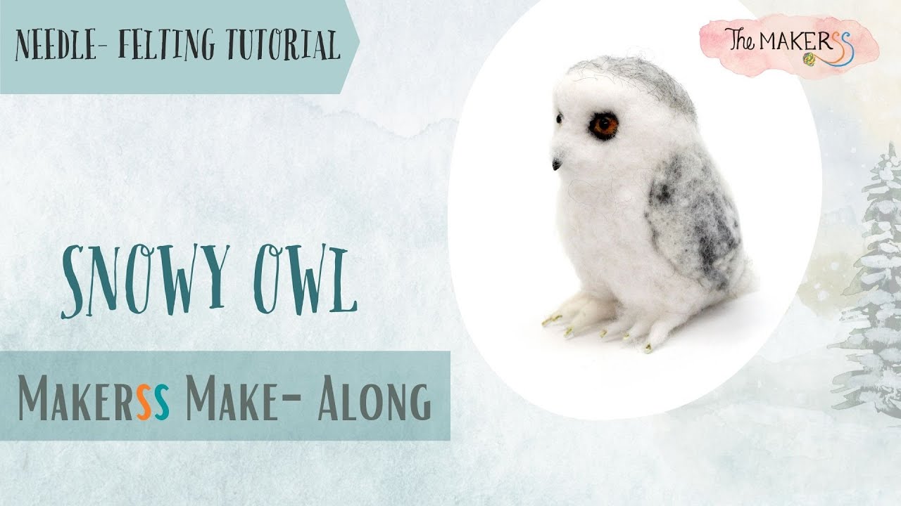 Make a Small Snowy Owl - Makerss Make-Along