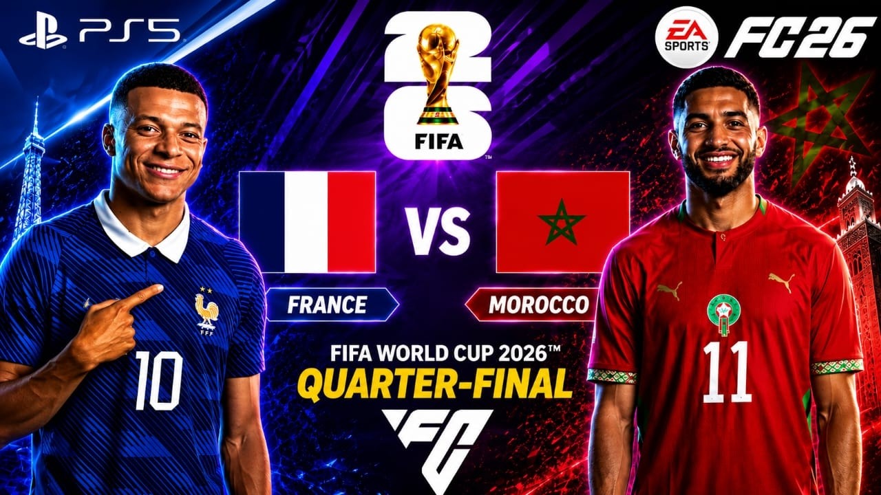 FC 26  France vs. Morocco | FIFA World Cup 2026 Quarter-Final | PS5 [4K60]