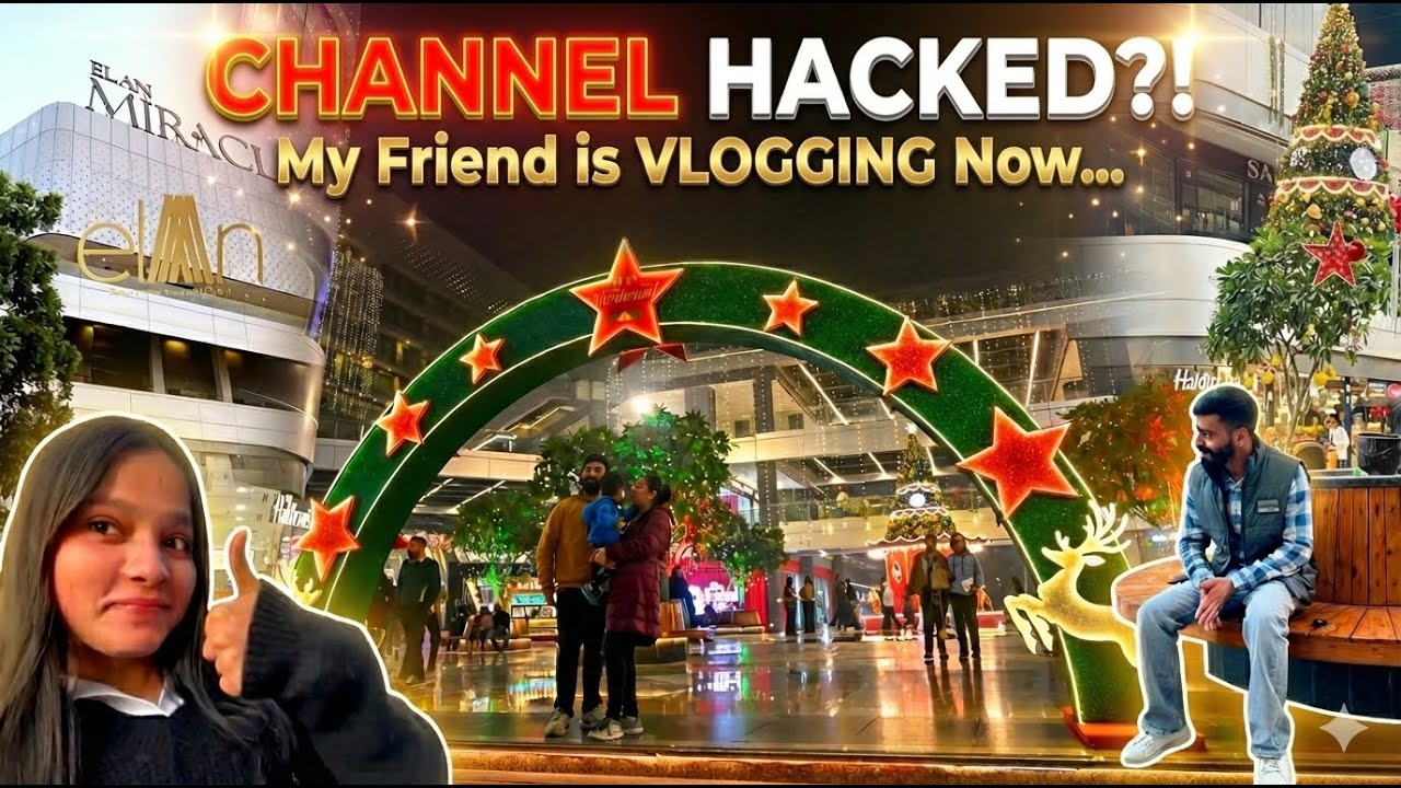 CHANNEL HACKED! 😱 My Friend Took Over My Vlog at Elan Miracle 🎄