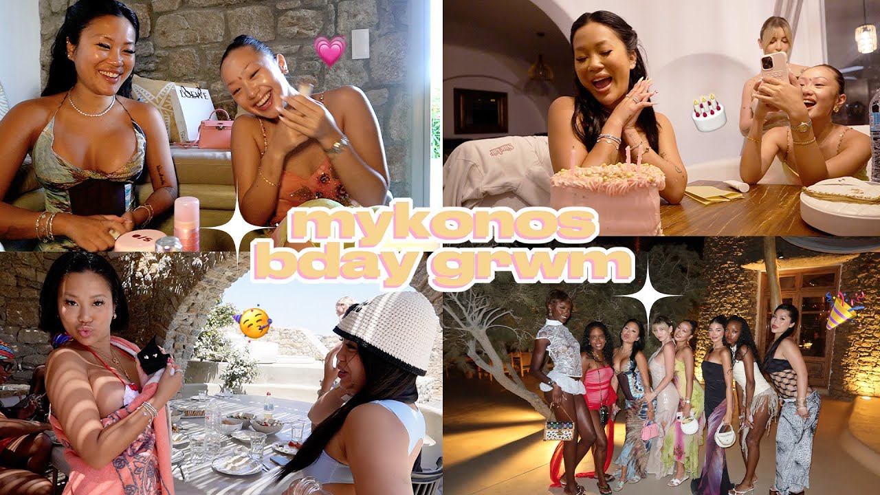 BIRTHDAY GRWM: Mykonos Vlog Part 2