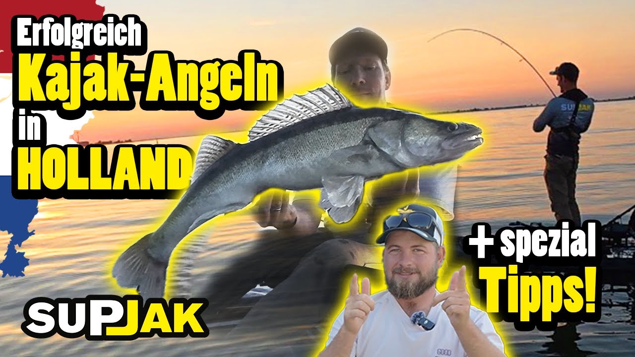 Angeln in Holland vom Kajak + Profi-Tipps! 😎