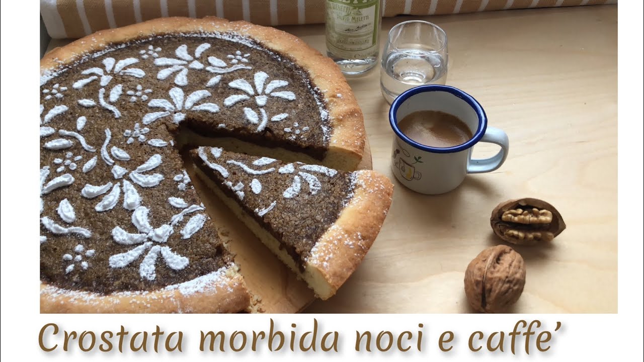 CROSTATA MORBIDA AL CAFFE' E NOCI