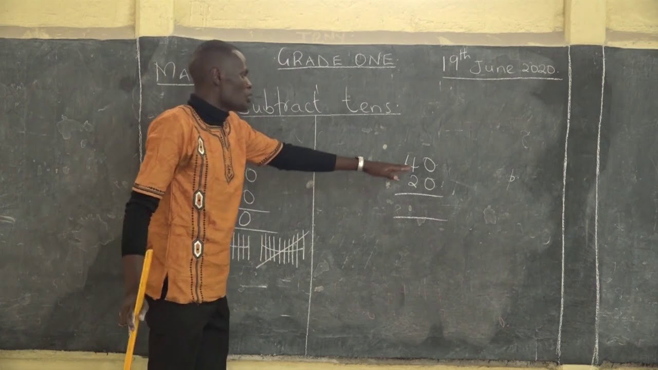 Grade 1 3 Subtraction of Tens  by Tr Edwin