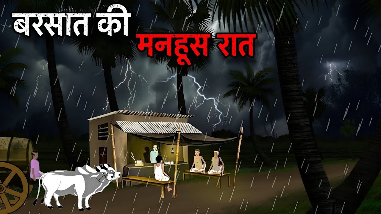 A Cursed Rainy Night Hindi Story // Horror video