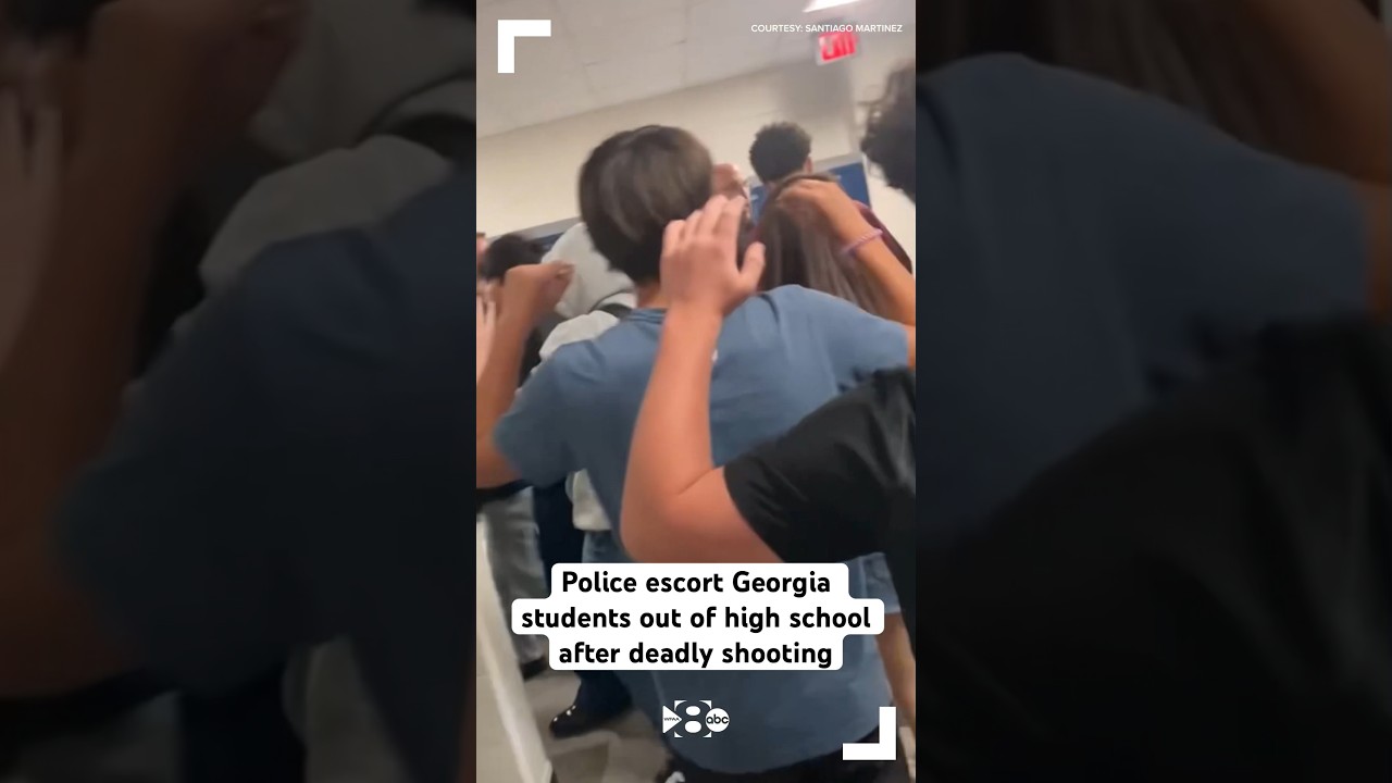 Police escort Georgia students out of high school after deadly shooting