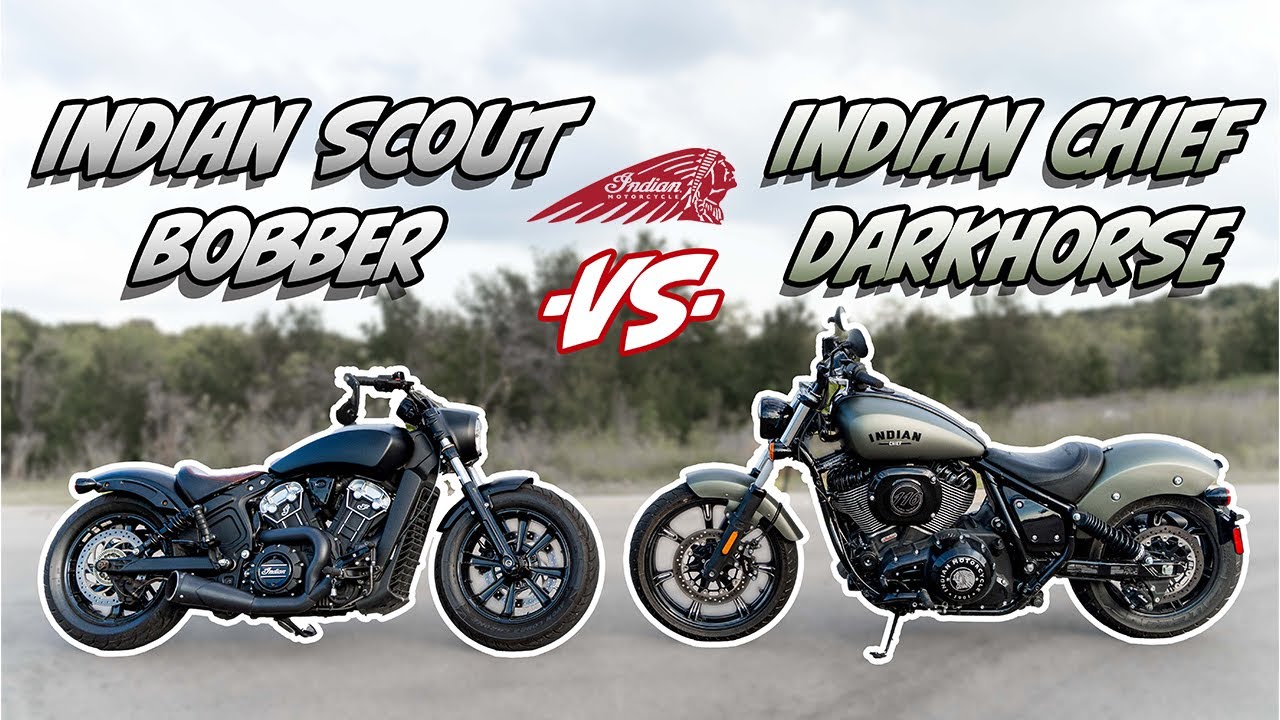 Indian Scout Bobber vs The Chief Darkhorse. Which one should you buy?