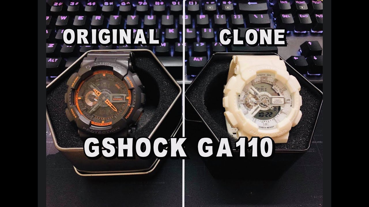 GSHOCK GA110 ORI VS CLONE PREMIUM 1:1 | GSHOCK REAL VS FAKE | ORIGINAL GSHOCK | FAKE GSHOCK