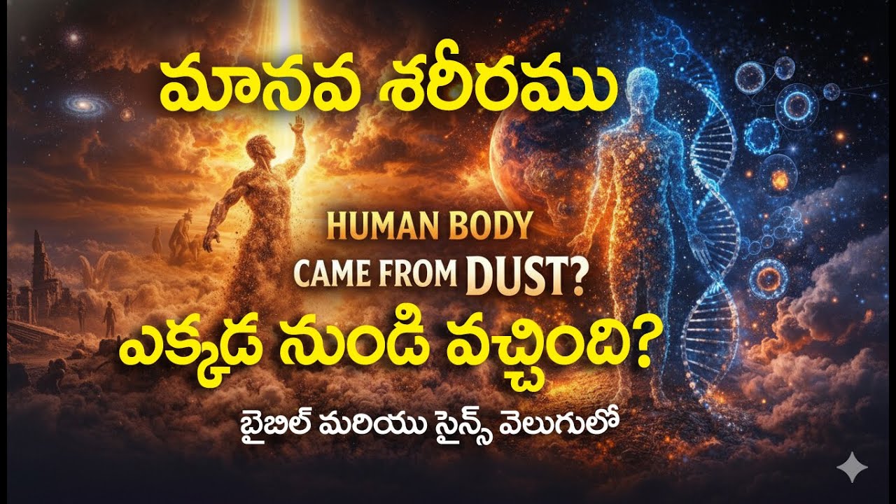 మానవ శరీరము ఎలా వచ్చింది? సైన్స్ & బైబిల్ || Human Body made from Dust? | Bible Unknown Facts Telugu