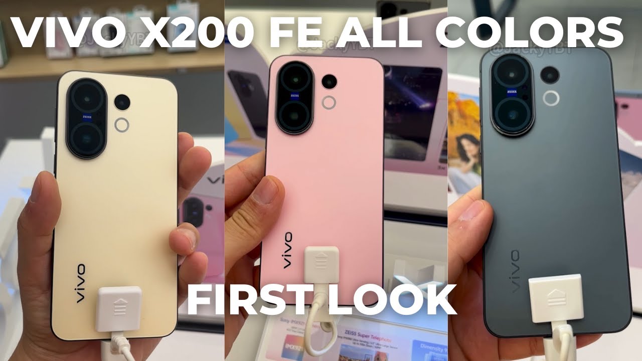 Vivo X200 FE all colors first look!