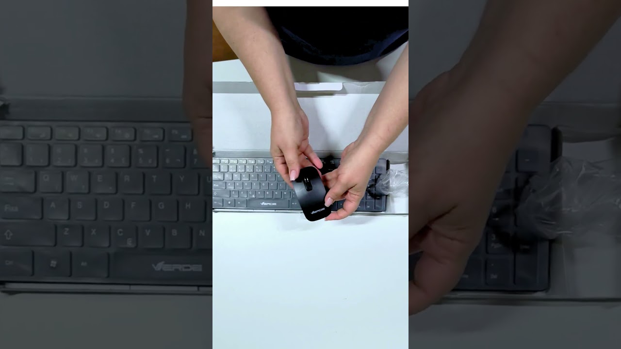 Teclado Sem Fio e Mouse USB Wireless