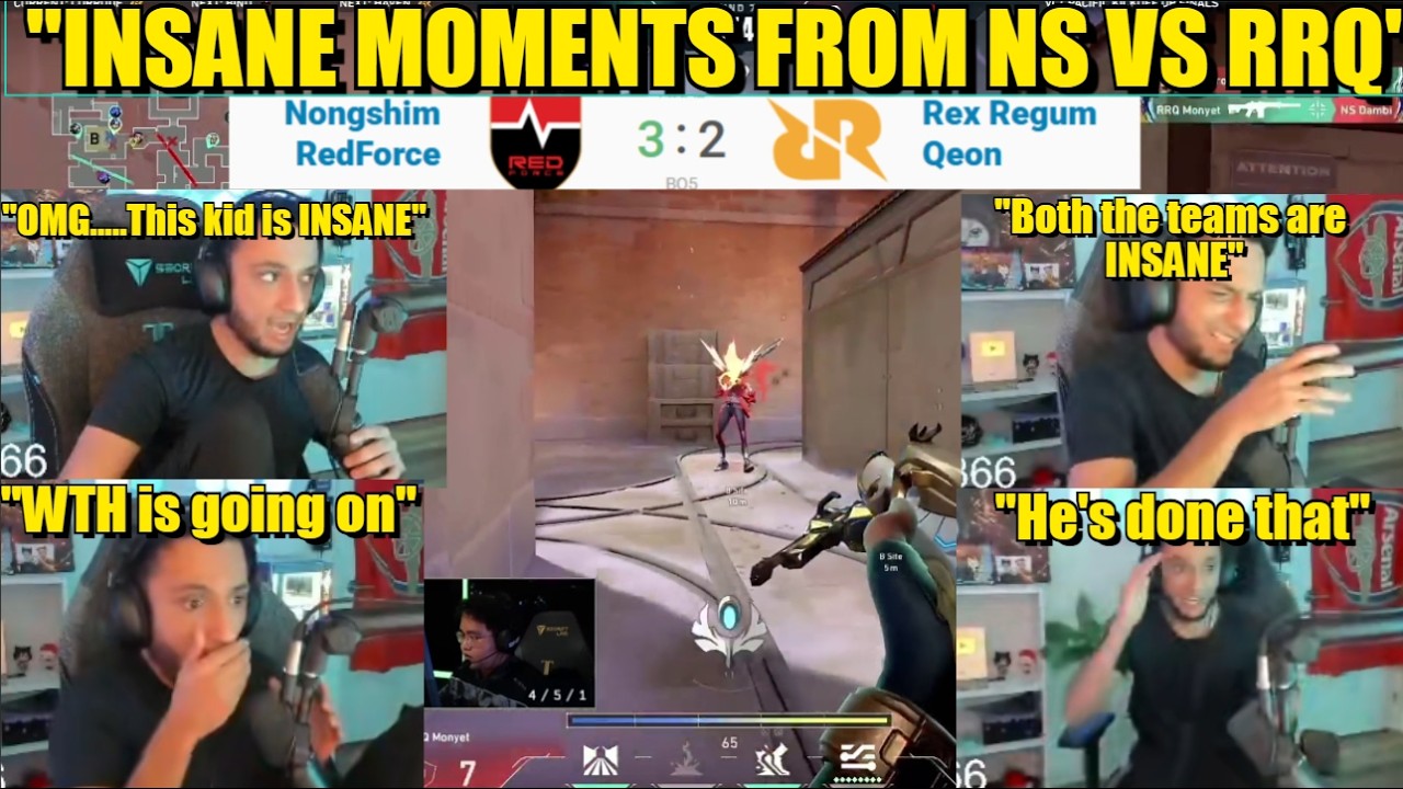 FNS and SLIGGY react to INSANE MOMENTS of NS vs RRQ | VCT PACIFIC 2026 |