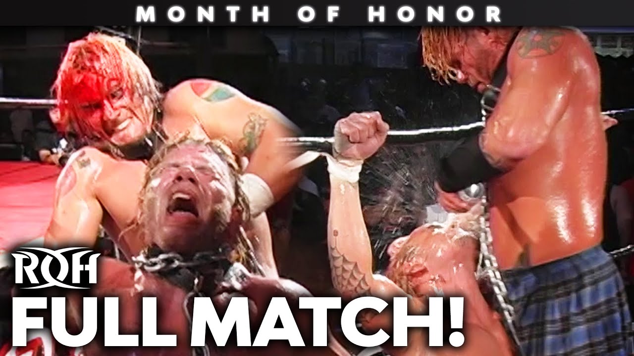 CM Punk vs Raven: INSANE Dog Collar Match! FULL MATCH (ROH Death Before Dishonor 2003)