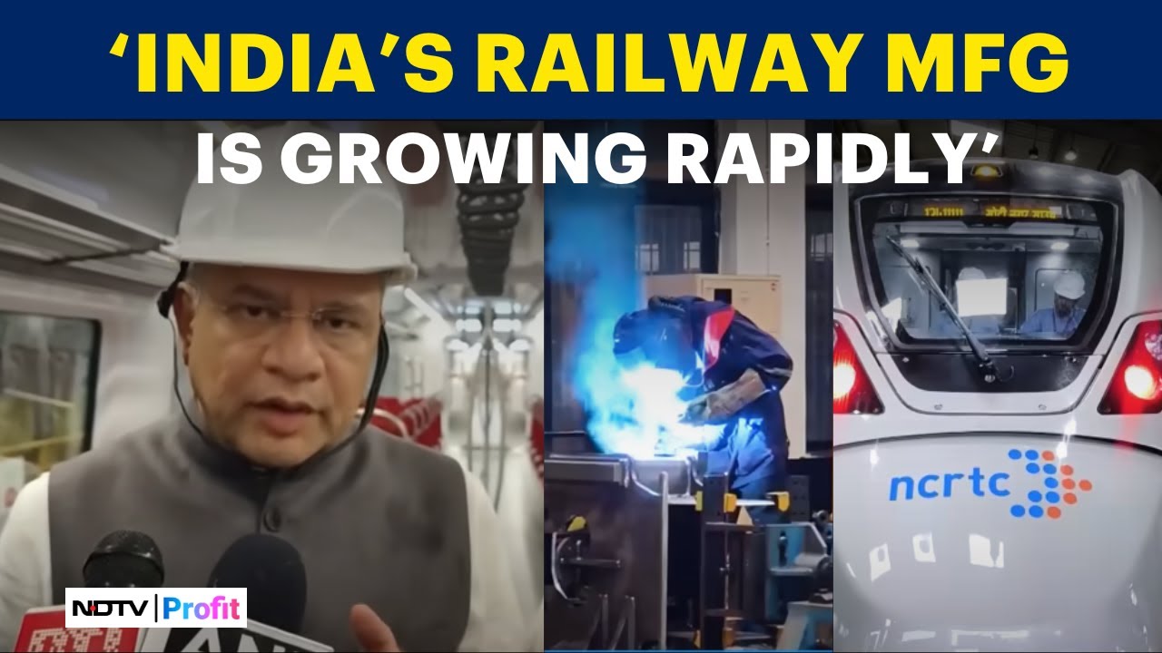 Railway Minister Ashwini Vaishnaw Visits Train Manufacturing Facility In Vadodara | NDTV Profit