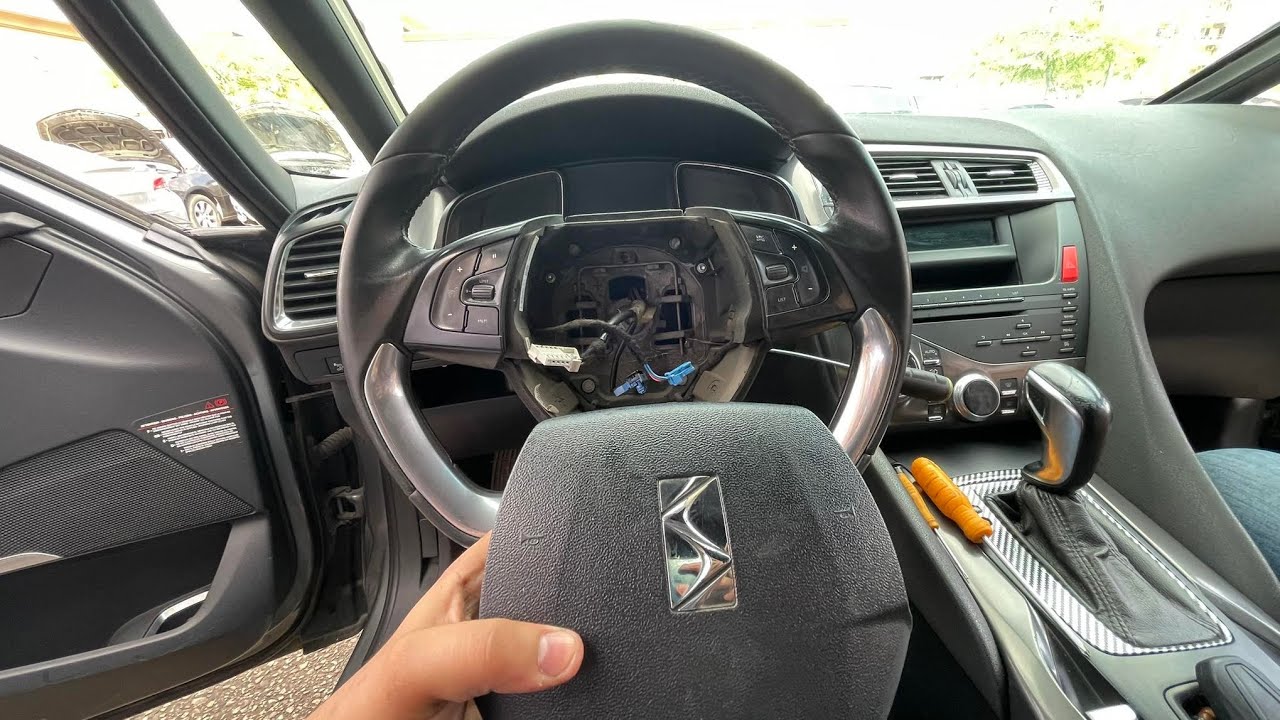 Ds5 airbag removal .. طريقه فك ايرباج دي إس
