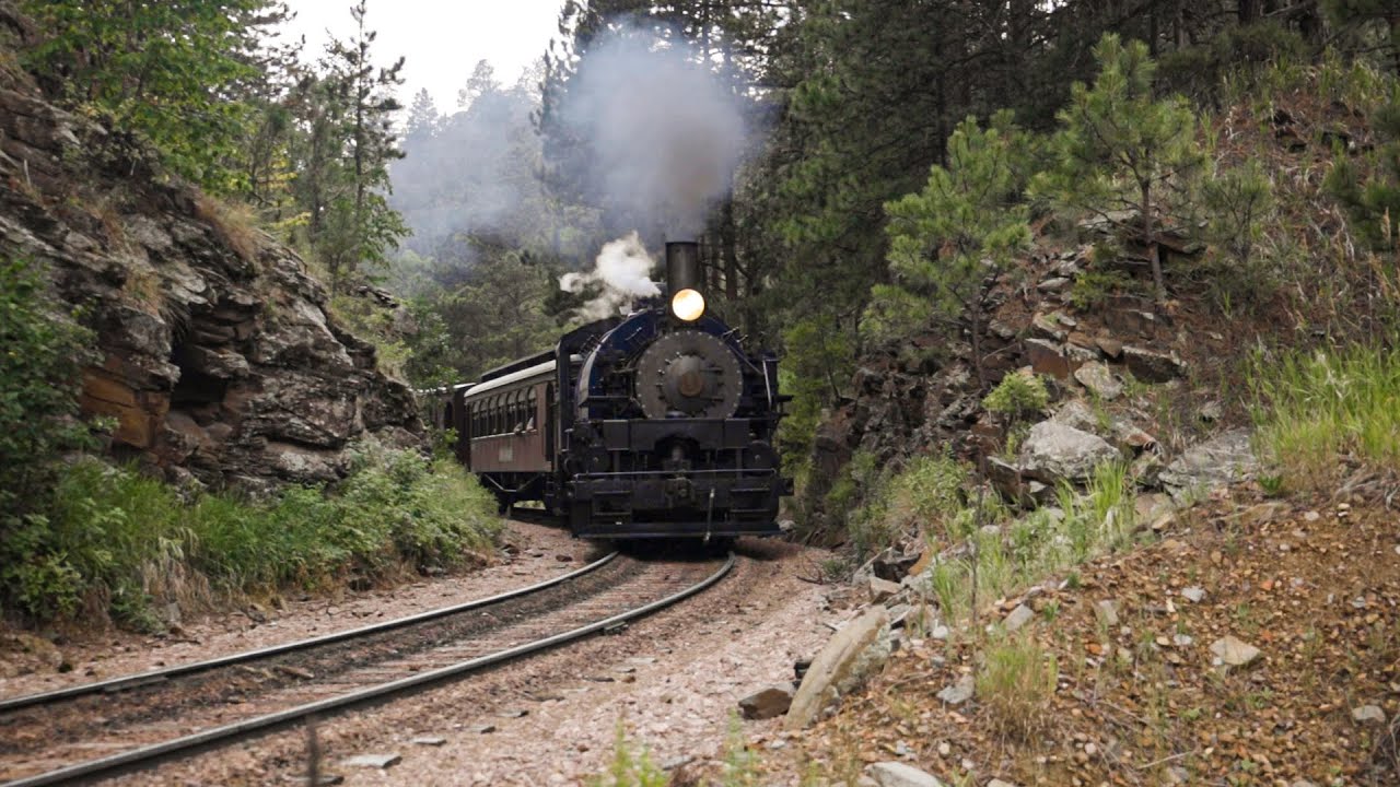 Black Hills Central Railroad 108: Steaming Through the Storm