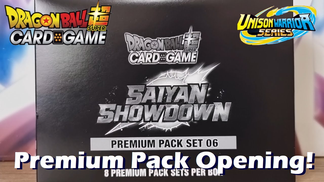Opening a Box of Saiyan Showdown Premium Packs!