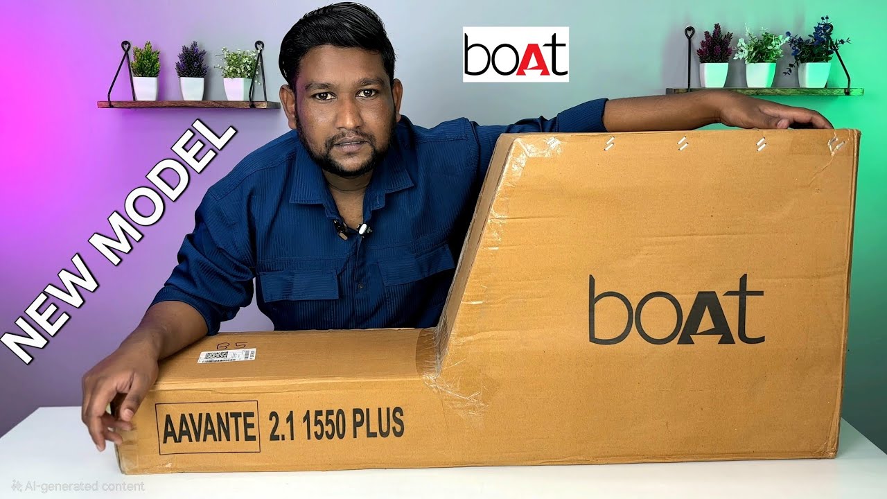 Boat Aavante 2.1 1550 Plus Soundbar | Unboxing Review Sound Test | 160W | ₹6500 | Best Soundbar 👌 