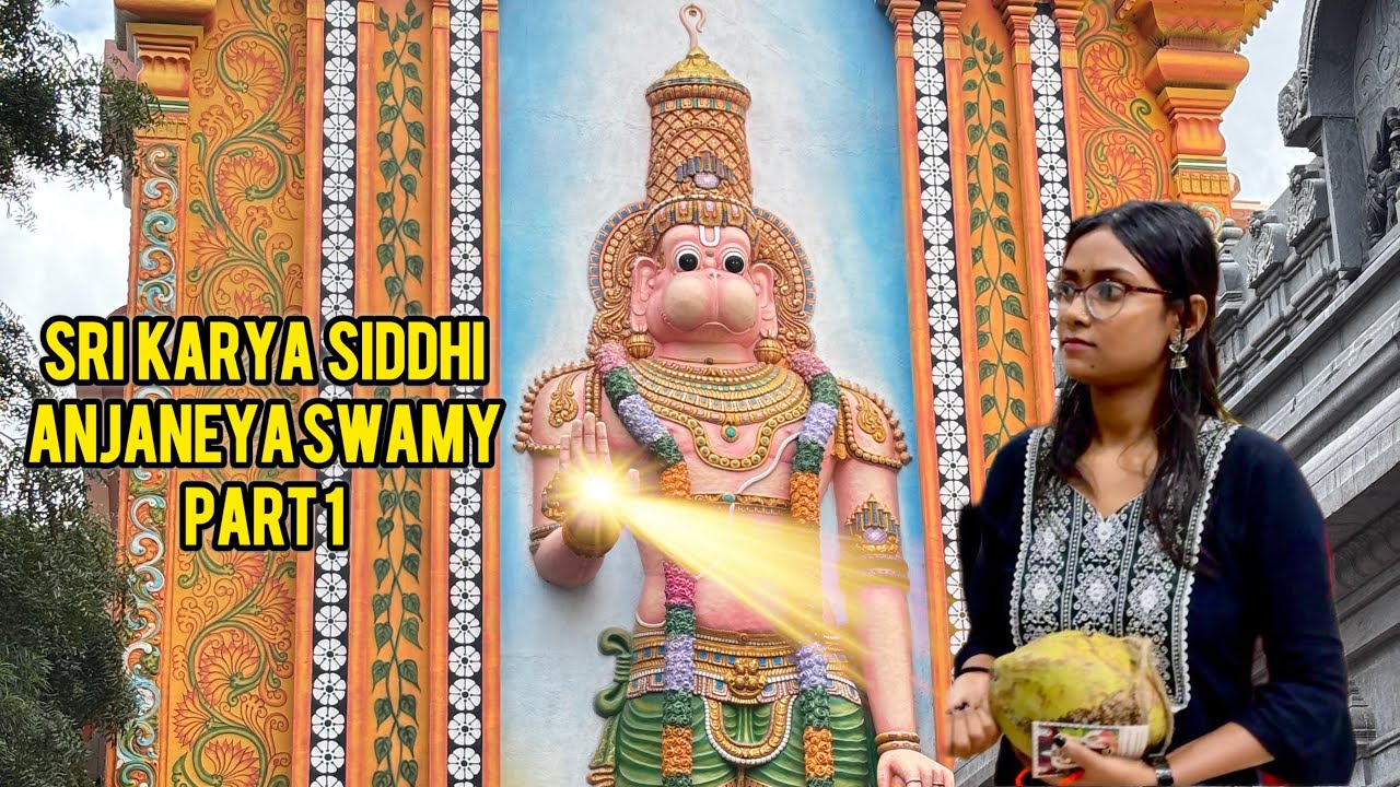 Sri karya siddhi anjaneya swamy temple 🙏| Step by step process ✨| Hidden temple in bengaluru 🛕 